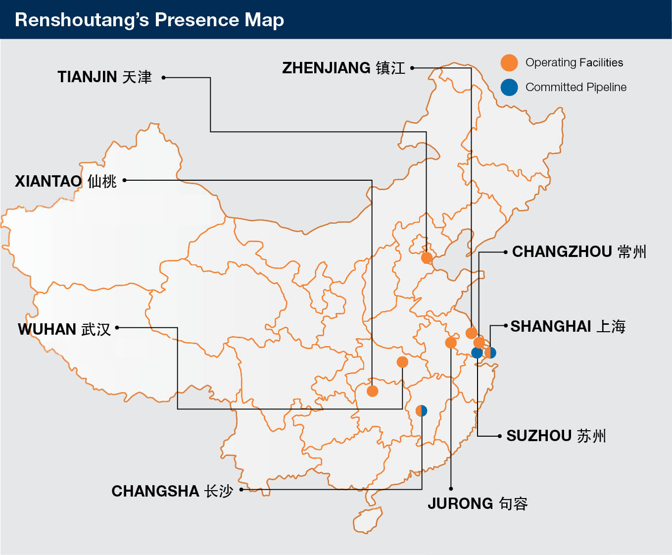 Renshoutang Presence Map