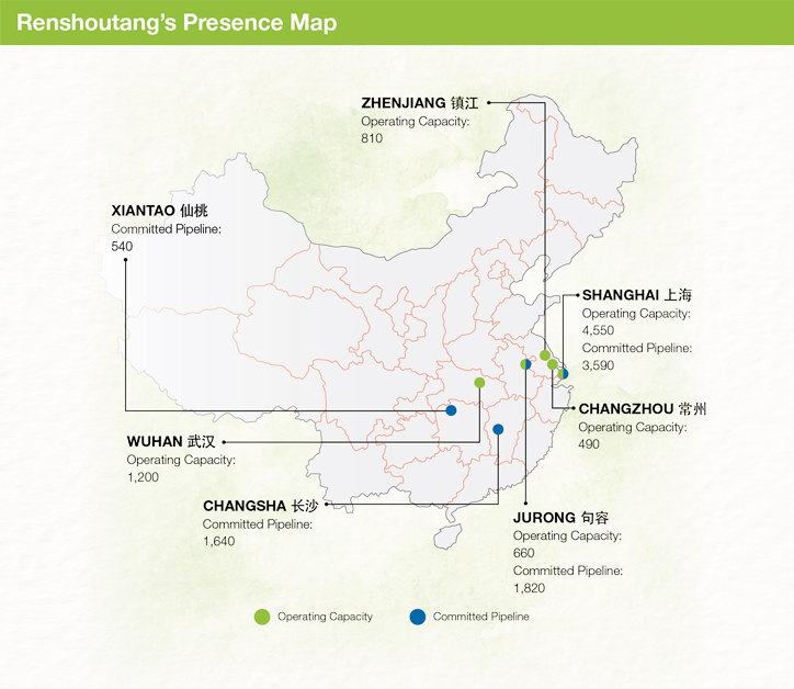 Renshoutang Presence Map